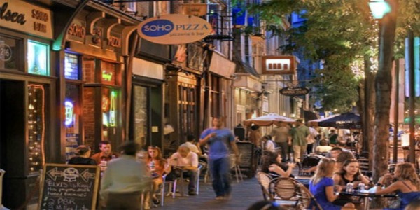  Altstadt in Philadelphia auf dem Markt 2. / 3. Straßen