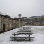Eastern State Penitentiary in Fairmount Philadelphia - Baseball Field in the Snow BT25