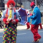 Mummers Parade in Philadelphia 2012 - Clowns clowning around