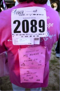 Susan G. Kormen Race for the Cure - Breast cancer walk in Philadelphia