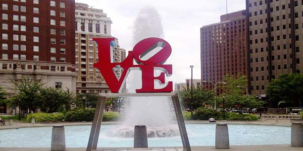 Love Park in Philadelphia