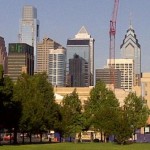 Philadelphia Skyline from University Avenue