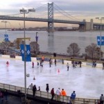 Ice Skating in Philadelphia at Blue Cross River Rink at Penns Landing