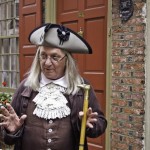 Benjamin Franklin at Elfreth's Alley