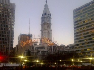 Christmas Village at LOVE Park