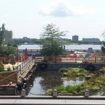 Overlooking the Oasis at Spruce Street Harbor Park