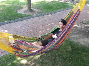 Hammocks at Spruce Street Harbor Park