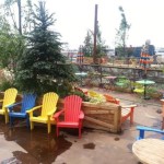 Colorful Adirondack Chairs at Spruce Street Harbor Park