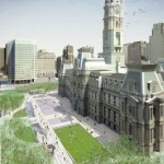 Rendering of a Renovated Dilworth Plark by KieranTimberlake and Olin