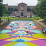 The Oval Overlooking the Philadelphia Museum of Art