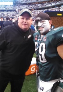 Shaun Young with Chip Kelly