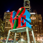 LOVE Sculpture At LOVE Park