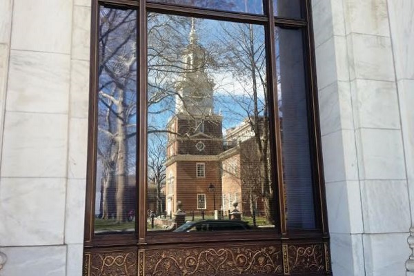 Historic Philadelphia - Reflection of Independence Hall