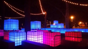 The Oval Beer Garden At Night