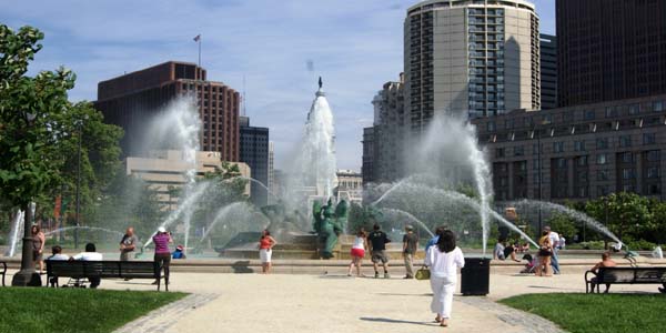 Logan Square Swann Memorial Fountain 