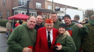 Former Marines & Army with Mahlon Fink survivor of Battle of Iwo Jima