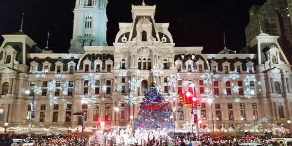 Christmas Tree At City Hall At Dilworth Park