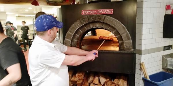 Supervisor Jay Schacht at Pizzeria Vetri In Rittenhouse Square