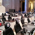 Experiencing The NFL Draft Room at the Franklin Institute