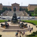 Washington Monument Over Looking Philadelphia Museum Of Art