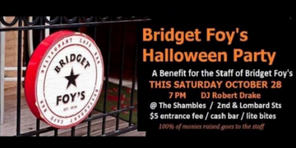 Bridget Foy's Fundraiser Halloween Event for Staff