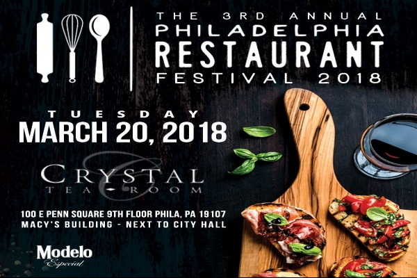 Philadelphia Restaurant Festival At The Crystal Tea Room