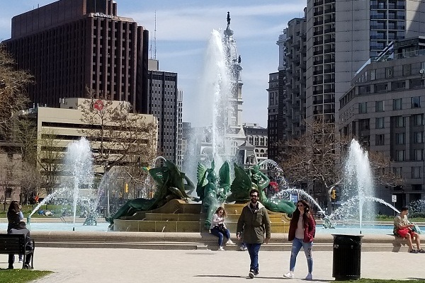 Swann Memorial Fountain at Logan Square