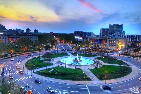 Swann Memorial Fountain at Logan Circle Courtesy of Emily Tharp of HerPhilly