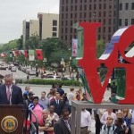Love Park Official Opening With Mayor Kenney May 30, 2018