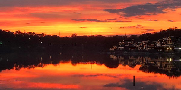 Boathouse Row Sunset