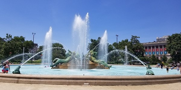Swann Memorial Fountain in Logan Square