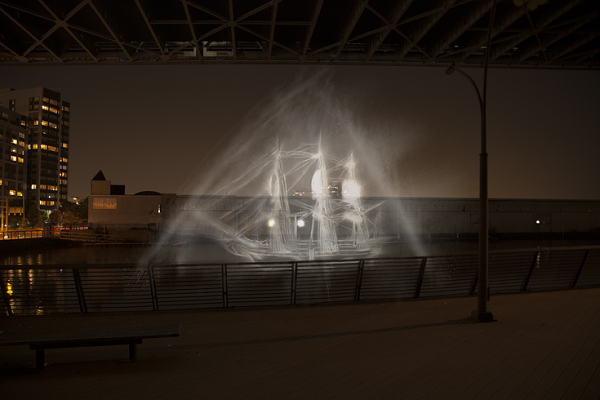 Ghost Ship In Philadelphia, 3D Hologram