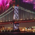 Fireworks in Philadelphia New Year's Eve