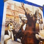 Martin Luther King mural "MLK on Lancaster Avenue" by Cliff Eubanks