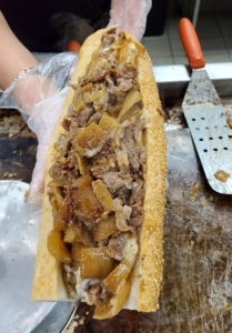 Curly's Comfort Food Cheesesteak wit