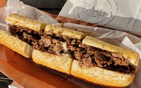 Cafe Carmela cheesesteak