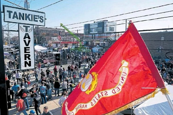 Marines Birthday Celebration at Tankie's Tavern in South Philly