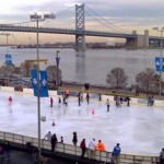 Ice Skating in Philadelphia at the Blue Cross River Rink at Penn's Landing