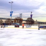 Ice Skating in Philadelphia at Blue Cross River Rink at Penns Landing