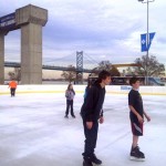 Ice Skating in Philadelphia at Blue Cross River Rink at Penns Landing