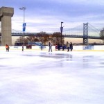 Ice Skating in Philadelphia at Blue Cross River Rink at Penns Landing