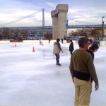 Ice Skating in Philadelphia at Blue Cross River Rink at Penns Landing