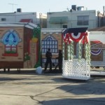 Mashalls of the Hegeman String Band setting up - Mummers Parade in Philadelphia - 1/1/12 .