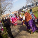 Hegeman String Band - Mummers Parade in Philadelphia - waiting to start