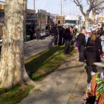 Hegeman String Band - Mummers Parade in Philadelphia - waiting to start the parade