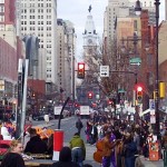 Hegeman String Band - Mummers Parade in Philadelphia - walking up Broad Street Philadelphia