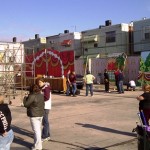 Hegeman String Band - Mummers Parade in Philadelphia - props day before