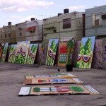 Hegeman String Band - Mummers Parade in Philadelphia - fianl props for the scenery