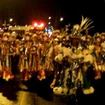 Hegeman walking to Two Street after the Mummers Parade