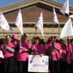 Susan G. Komen Breast Cancer walk in Philadelphia